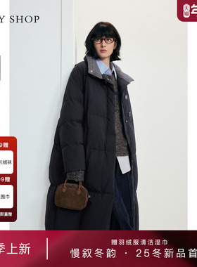 [商场同款]TKY SHOP极简风长款羽绒服2025冬季新款10I1HA07U210