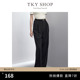 SHOP休闲阔腿裤 女韩系慵懒松弛感裤 春季 休闲裤 子显瘦百搭 新款 TKY