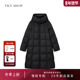 连帽羽绒服2025冬保暖外套10I1HA06T191 SHOP中长款 商场同款 TKY