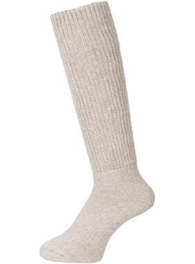 远红外女士保暖袜运动户外加厚羊毛防寒长筒双层结构御寒袜子