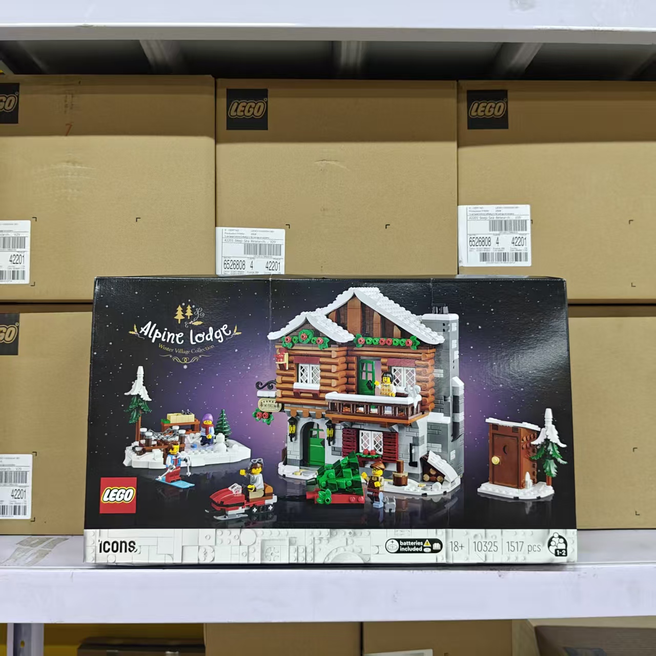 LEGO乐高10361圣诞特快列车10325雪山小屋冬季村庄积木送礼玩具