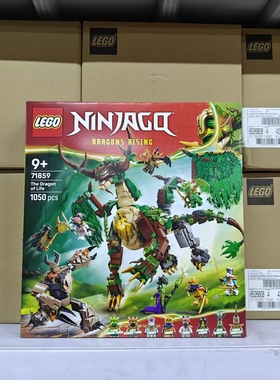LEGO乐高积木71859生命源龙幻影忍者男女孩拼搭儿童玩具礼物摆件