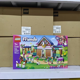 LEGO乐高好朋友女孩马厩马术学院42688儿童拼搭积木玩具礼物摆件