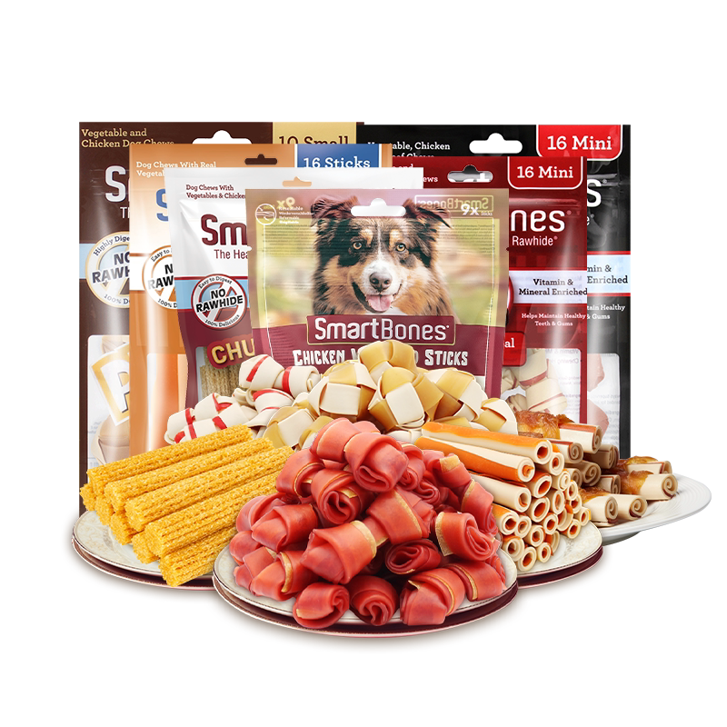 SmartBones狗零食礼包小犬洁齿骨