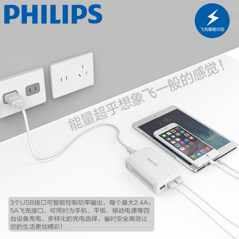 chargeur PHILIPS pour téléphones APPLE APPLE IPHONE6 PLUS - Ref 1293606 Image 4