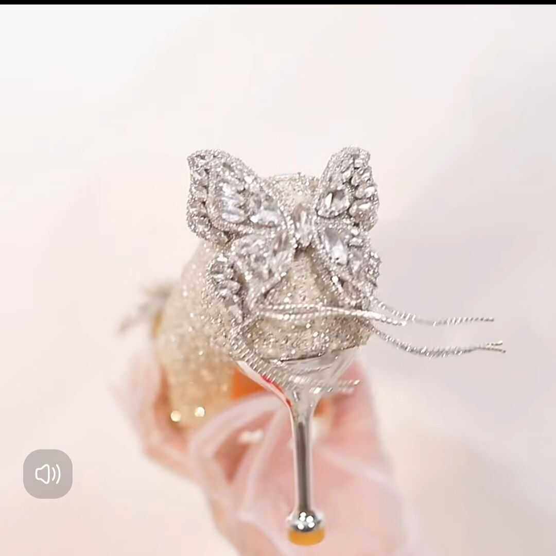 SILVER ENGAGEMENT BEAUTIFUL WEDDING SHOES 2024 NEW AUTUMN WINTER CRYSTAL MASTER WEDDING DRESS WEDDING BRIDAL SHOES HIGH HEELS STILETTO HEELS