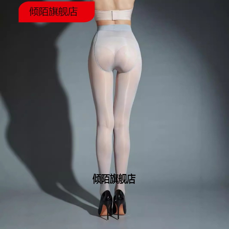 8D油亮油光马油袜丝滑大码九分丝滑紧身丝袜薄防