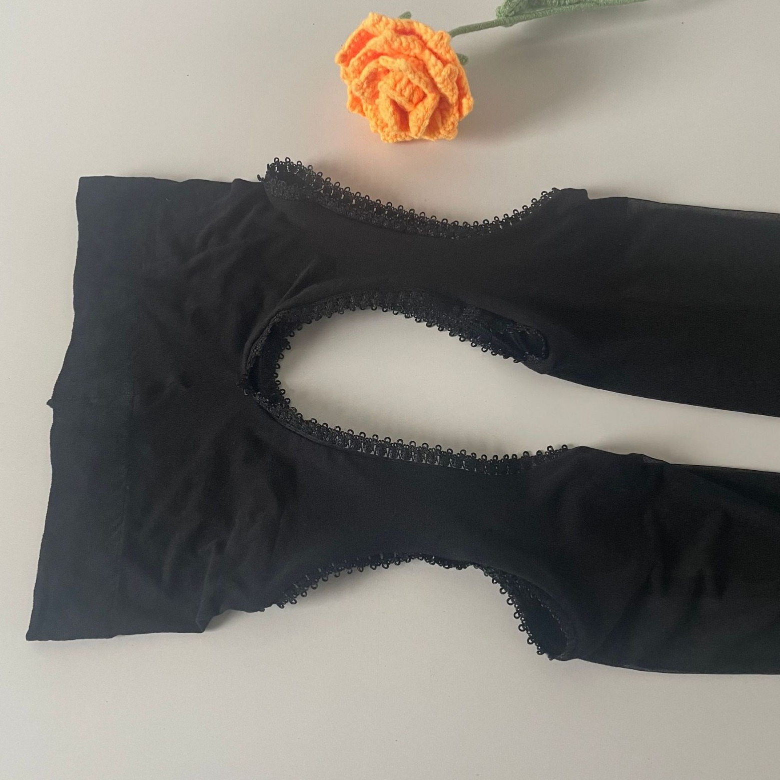 黑丝免脱四面开裆袜性感超薄吊带