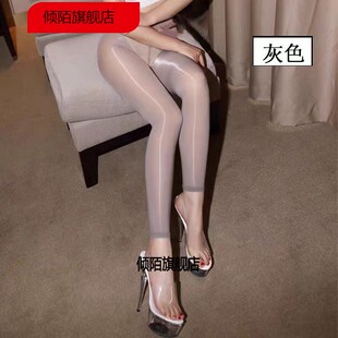 8d油亮九分马油袜300斤水光丝滑男女士连裤袜钢丝面膜打底袜开裆