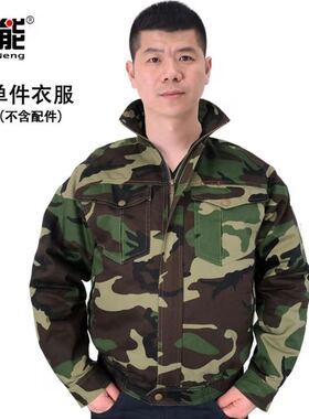 夏季制冷建筑劳保立领工作服