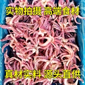 小鱿鱼须新鲜冷冻整个鱿鱼头小八爪须净重无冰衣烧烤炒菜火锅食材