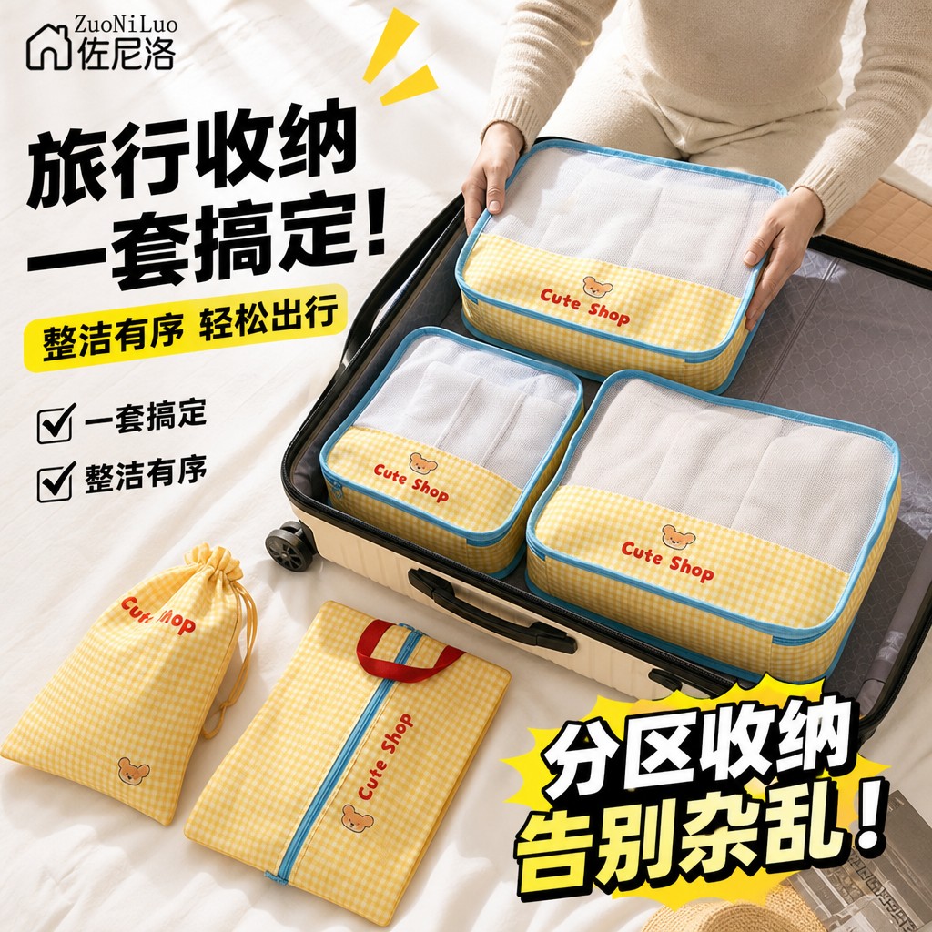 旅行收纳袋行李箱衣物内