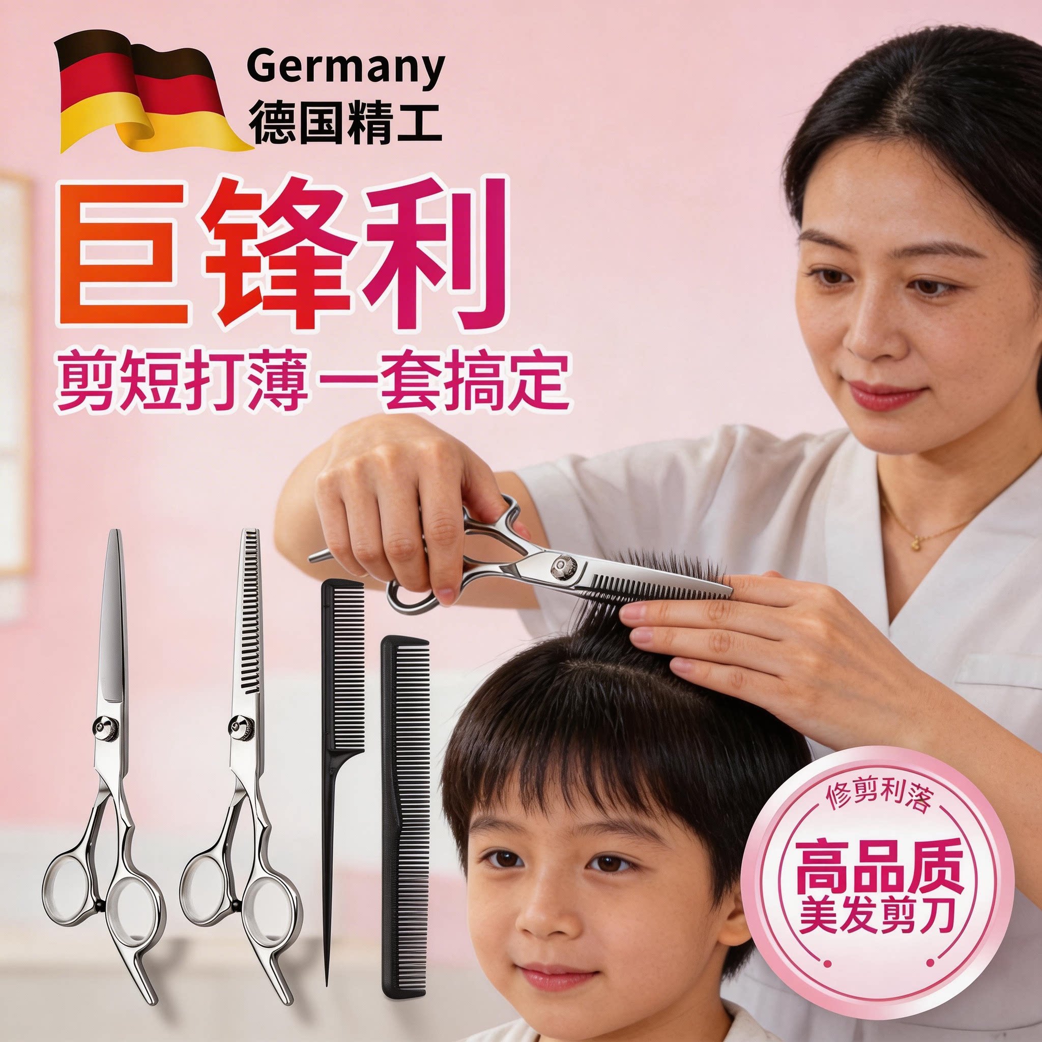 德国精工理发剪刀美发剪