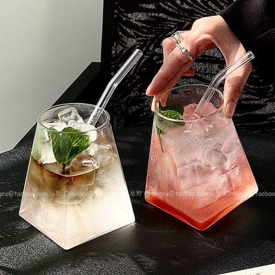 气泡水杯夏季大容量水果茶杯