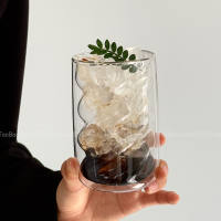 dirty coffee cup, double-layer insulated high borosilicate glass cup, ice American Australian white latte cup, water cup, juice cup thumbnail 7