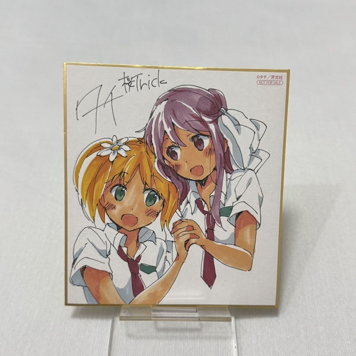 正版樱Trick特典色纸园田优高山春香百合番特典二次元美少女周边