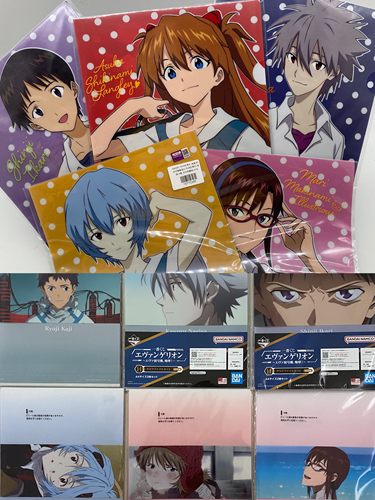 Eva 新世纪福音战士 文件夹 文具 明日香 凌波丽 渚薰 动漫周边