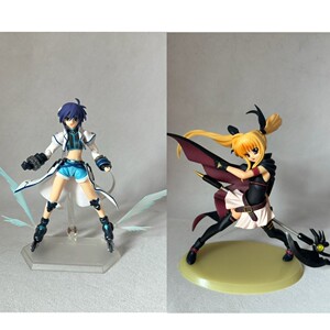 正版官谷魔法少女奈叶手办景品模型菲特中岛昂figma动漫周边