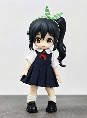 正版官谷轻音少女盒蛋粘土人ob11改娃中野梓动漫周边二次元