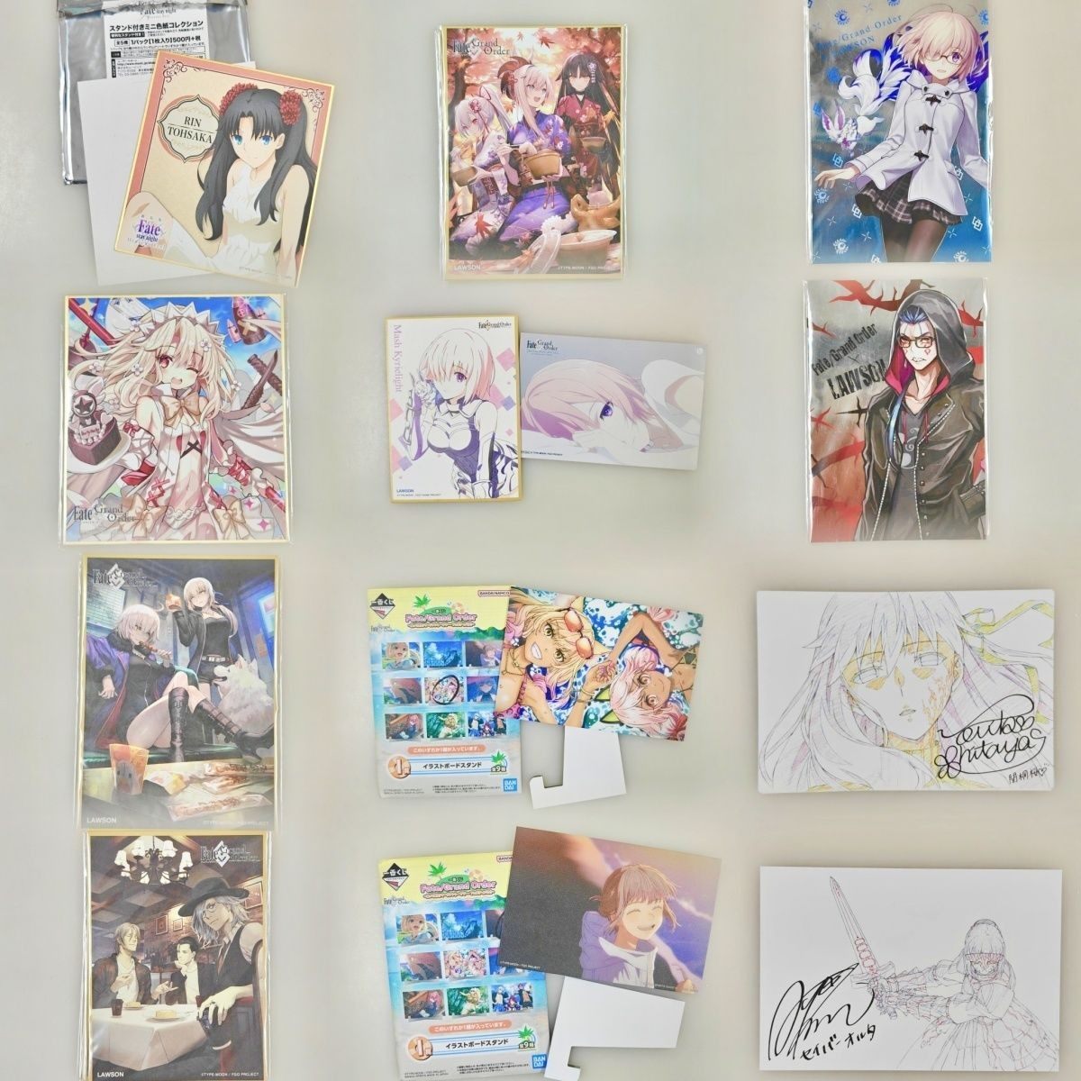 Fate Fgo命运冠位指定弓凛马修远坂凛saber动漫周边色纸日版