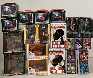 鲁邦三世 峰不二子 钱形警部 次元大介 场景套装 发声 手办景品