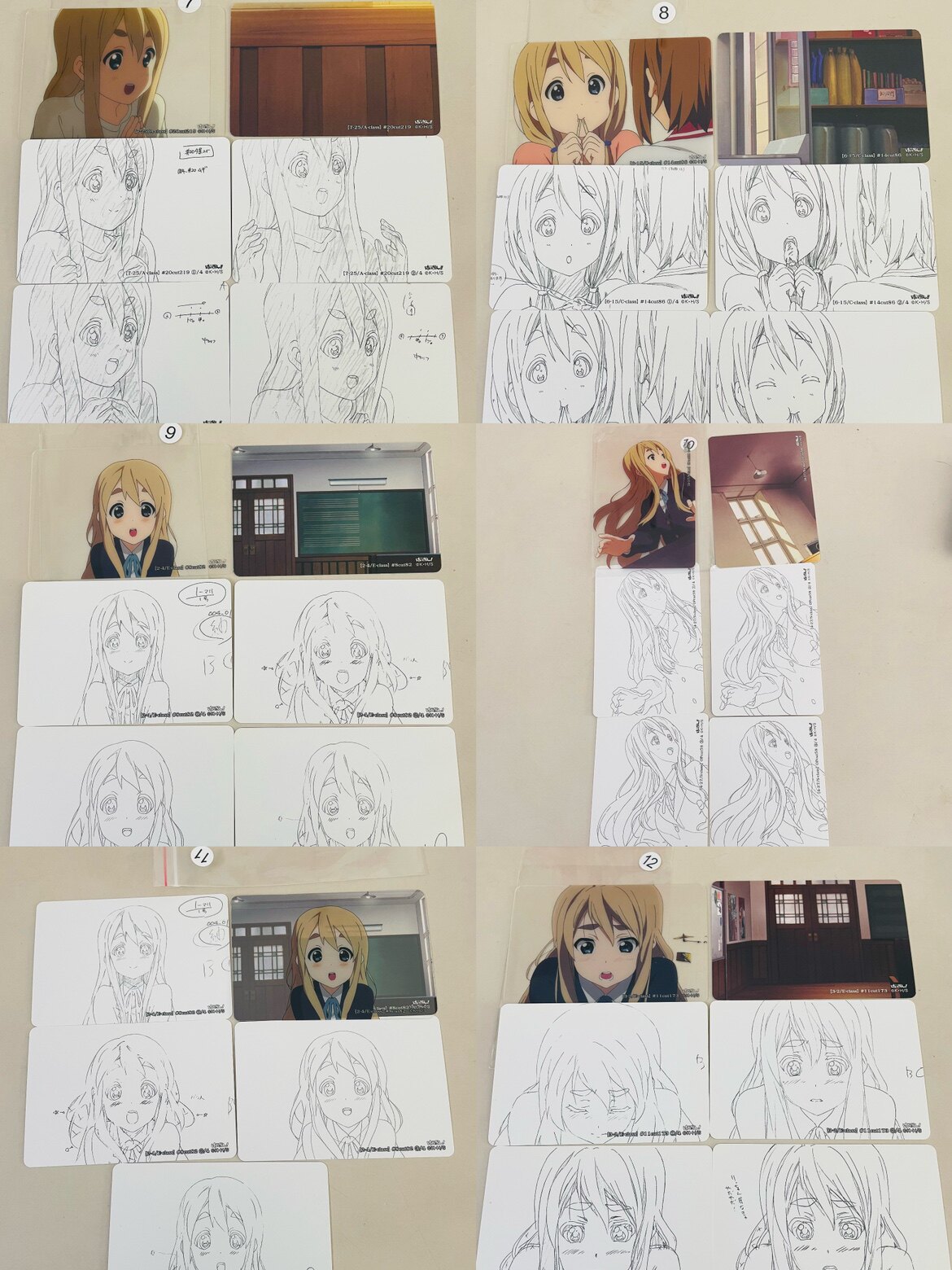 轻音少女k-ON!!分镜卡 琴吹紬 正版 日版 收藏 动漫卡片L10