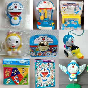 日版正版哆啦A梦叮当猫机器猫挂件扭蛋笔袋贴纸玩具摆件动漫周边