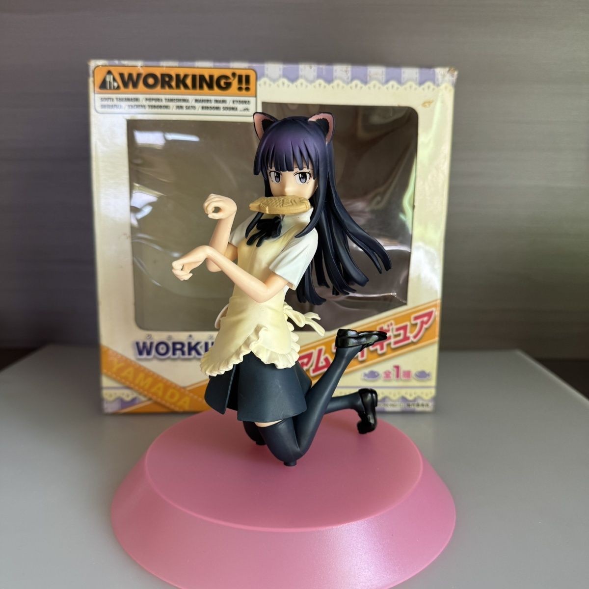 SEGA迷糊餐厅WORKING山田葵手办景品女仆猫耳美少女摆件动漫周边