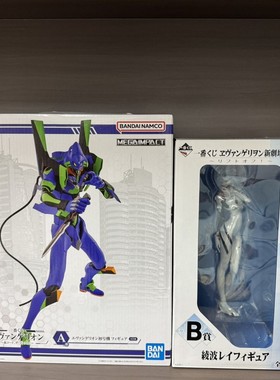 日版eva万代一番赏新世纪福音战士初号机手办模型景品动漫周边