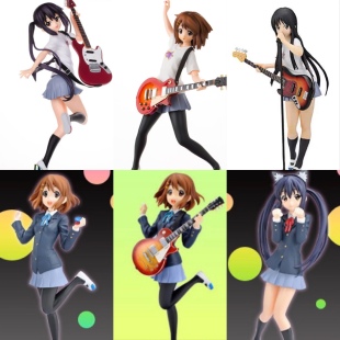日版 SEGA 轻音少女 K-ON 平泽唯 中野梓 秋山澪 景品 手办 动漫