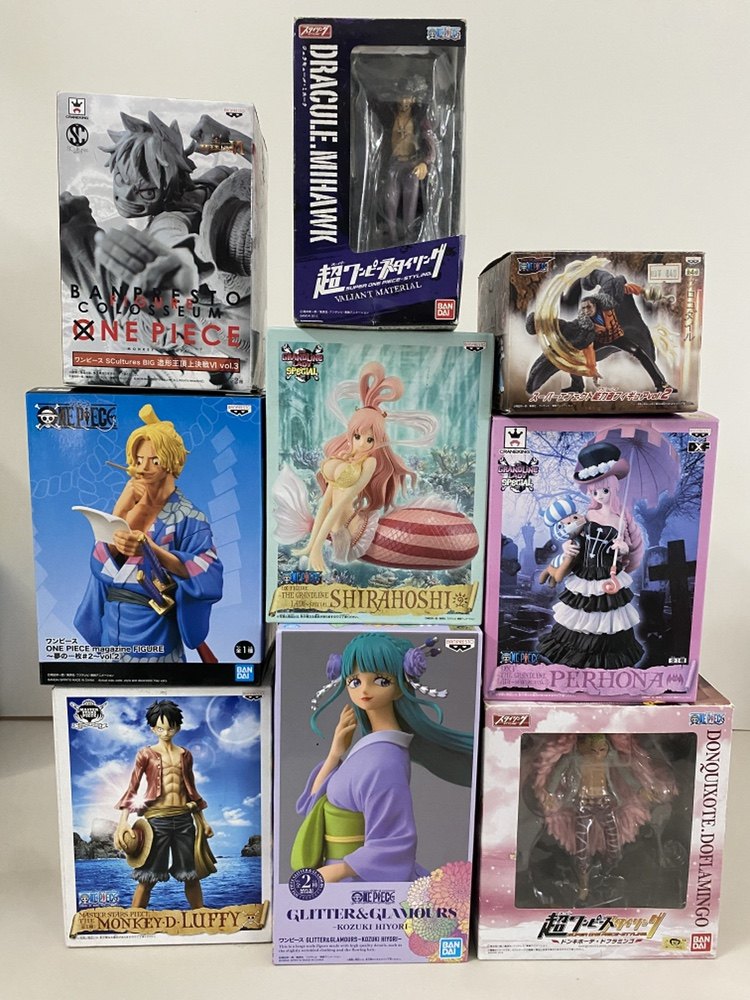 海贼王手办 景品和之国 路飞 萨博 白星 鹰眼 明哥 动漫日版正品