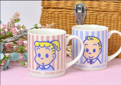现货原田21年osamu卡通风杯垫