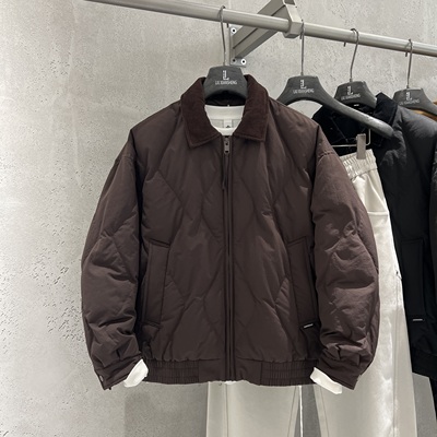 新款翻领轻薄羽绒服短款保暖外套