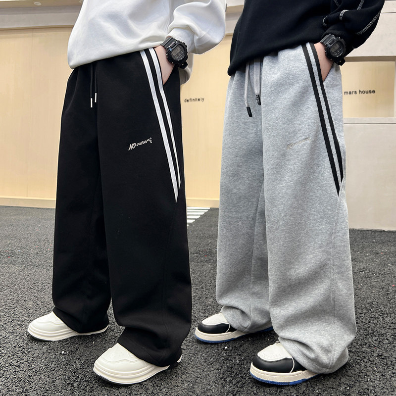 男童运动裤春秋款裤子帅气儿童春季休闲直筒卫裤中大童宽松束脚裤,童装/婴儿装/亲子装,裤子,淘宝优惠券,粉丝福利购,淘宝优惠卷