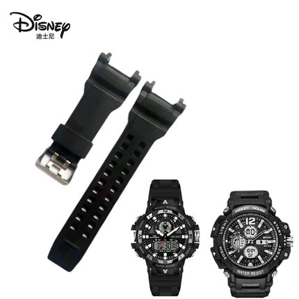 Disney迪士尼MK-15048/15093电子运动手表表带大小号橡胶通用配件