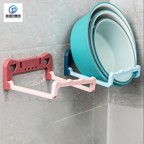 新疆包邮哥可折叠脸盆挂架