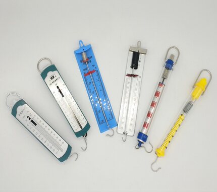 条形盒测力计筒形测力计平板测力计弹簧称物理实验仪器教学演示