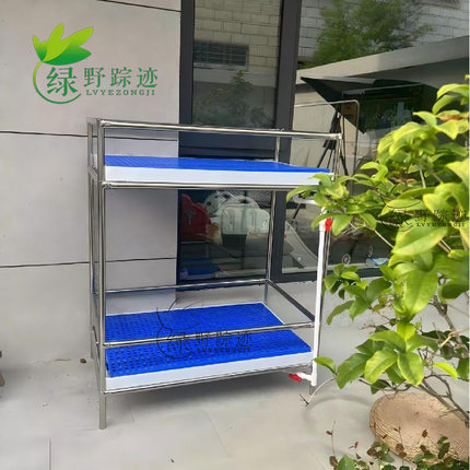 不锈钢兰花专用架户外庭院阳台客厅花架君子兰简约花架可移动定制