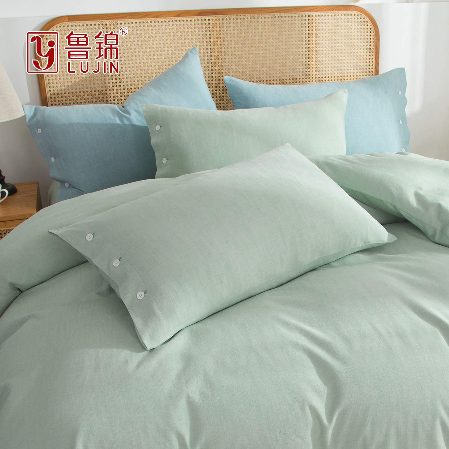 鲁锦纯棉老粗布枕套单只装 48*74 加厚单人床双人床枕套,床上用品,枕套,淘宝优惠券,粉丝福利购,淘宝优惠卷
