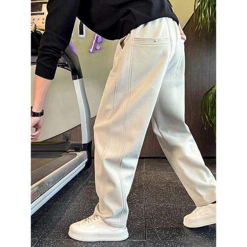 春秋潮牌弯刀卫裤男士新款时尚百搭男裤痞帅休闲宽松潮流裤子男款