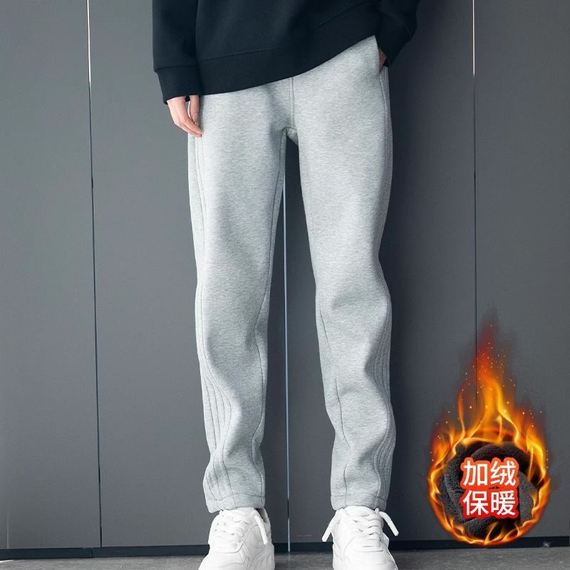 无品牌卫裤宽松休闲纯色