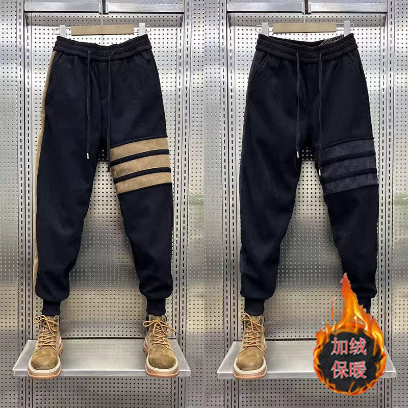 无品牌九分哈伦青春潮流撞色