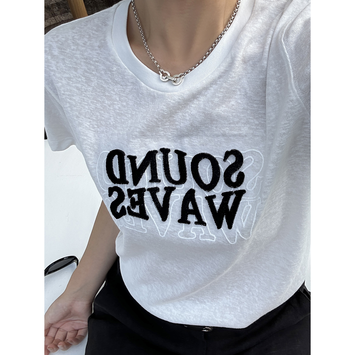 雪花棉干爽透气短袖T恤