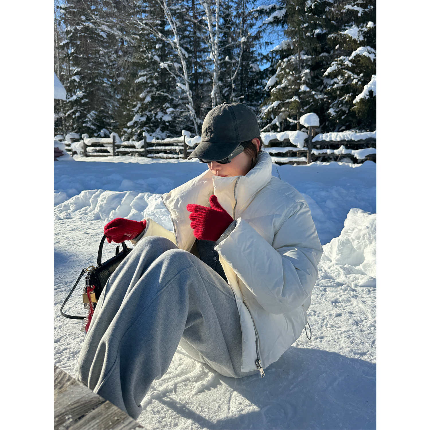 90绒无压感斜门襟面包羽绒服