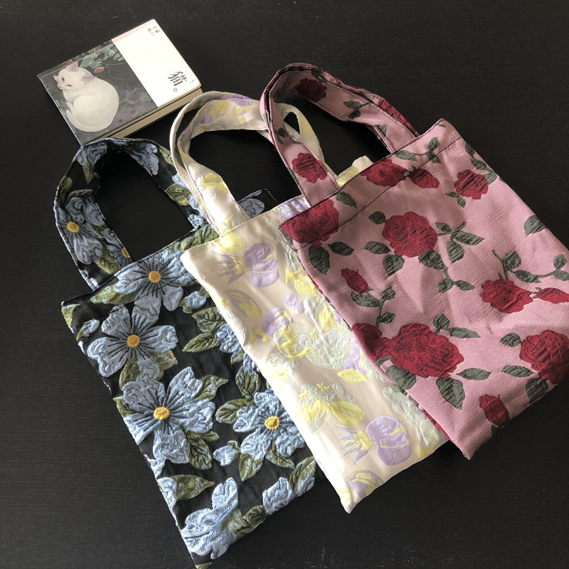 ins风小众复古提花面料优雅刺绣浮雕色织休闲小提包迷你手拎包,箱包皮具/热销女包/男包,通用款女包,淘宝优惠券,粉丝福利购,淘宝优惠卷