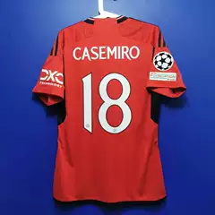 Manchester United 23/24 Home Short-Sleeved Football Jersey Fan Version Ip1726 Chinese Size Slim Fit