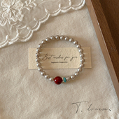 手串 百搭珍珠手链女轻奢小众设计高级感送闺蜜2026新款 松间雪