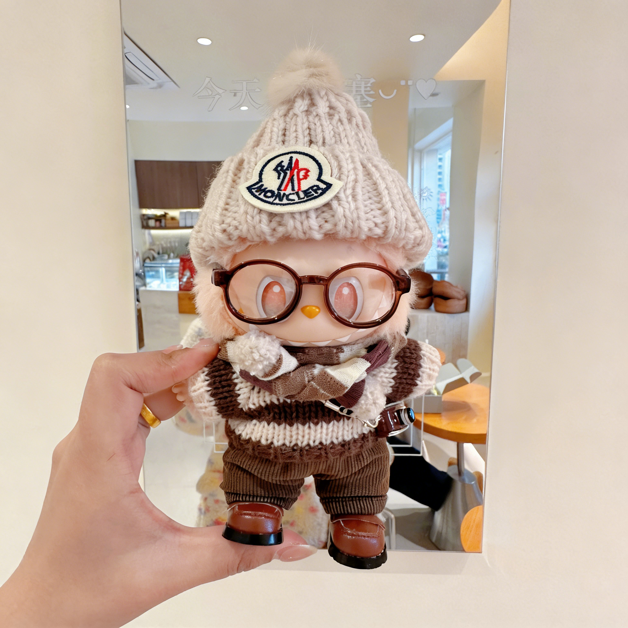 labubu拉布布娃衣美拉德秋冬毛衣学院风套装前方高能一二三代衣服,模玩/动漫/周边/娃圈三坑/桌游,潮玩娃衣,淘宝优惠券,粉丝福利购,淘宝优惠卷