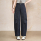 宽松长裤 复古工装 2026新款 高腰显瘦时髦休闲裤 风高腰阔腿裤 女春季