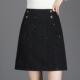 短款 高腰显瘦半身裙百搭短裙 小香风亮片a字包臀裙女秋冬新款